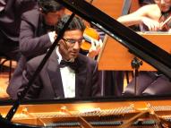 O pianista Álvaro Siviero foi o solista convidado da 'Turnê Brasil' da orquestra / Foto: Márcio Dantas/ASN